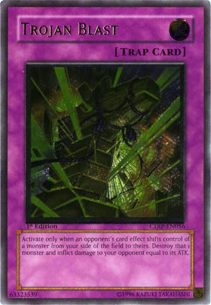 Trojan Blast (UTR), 1st-edition, front