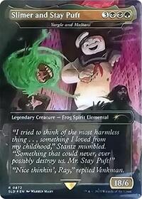 Slimer and Stay Puft - Yargle and Multani (Rainbow Foil), Secret Lair Drop Series