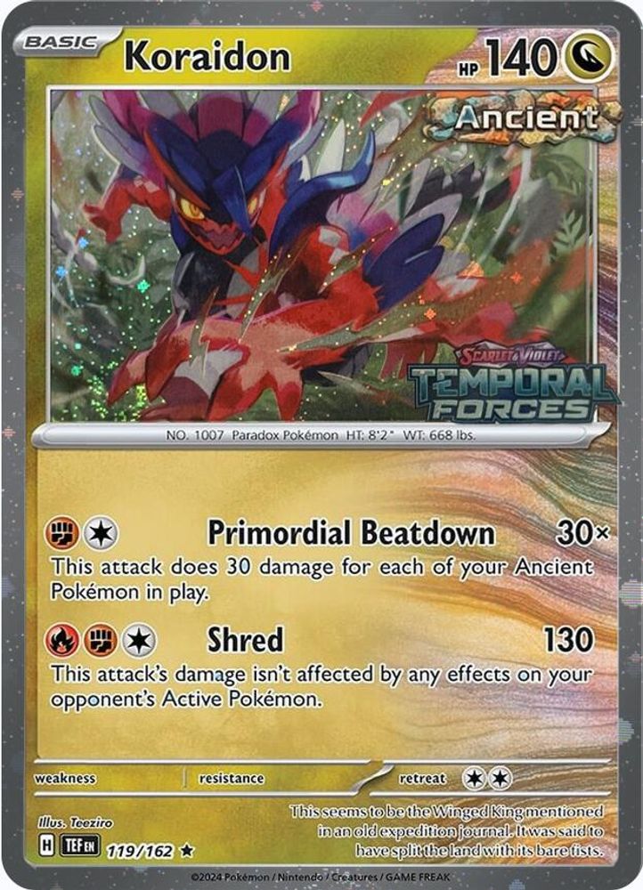 Koraidon - 119/162 (European Promo)