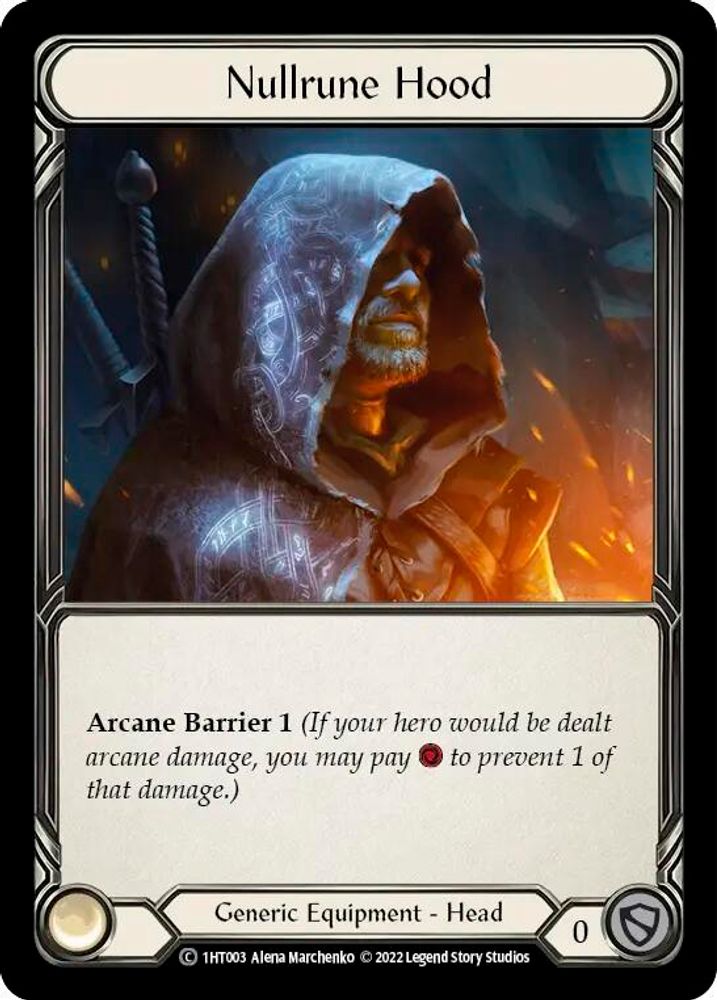 Nullrune Hood, Standard, front