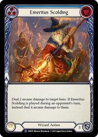 Emeritus Scolding (Blue)
