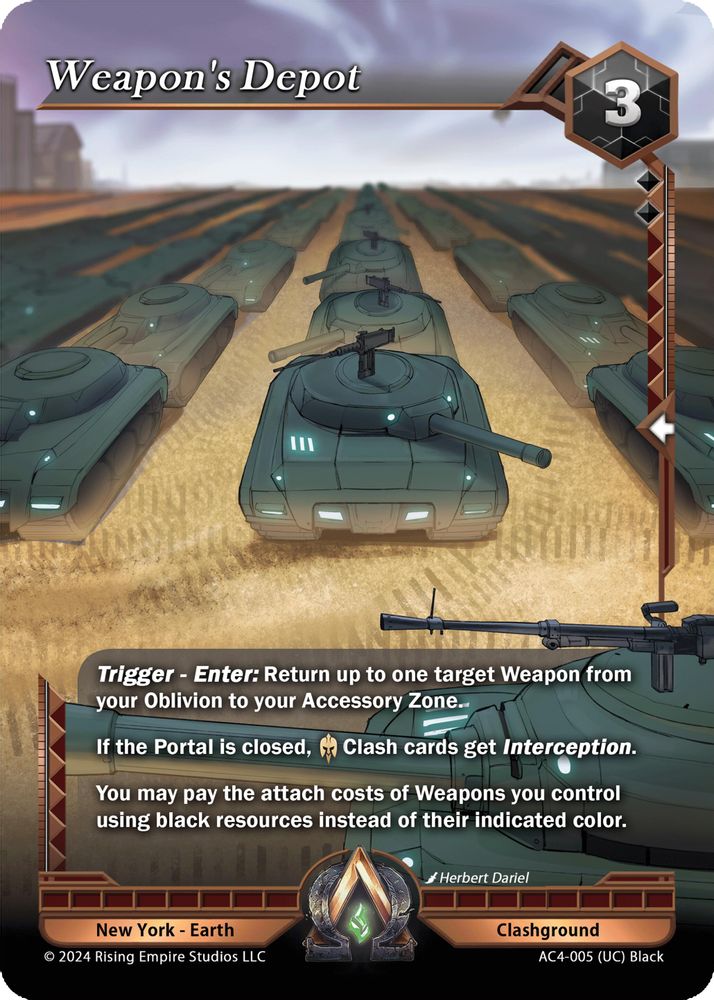 Weapon's Depot, Standard, front