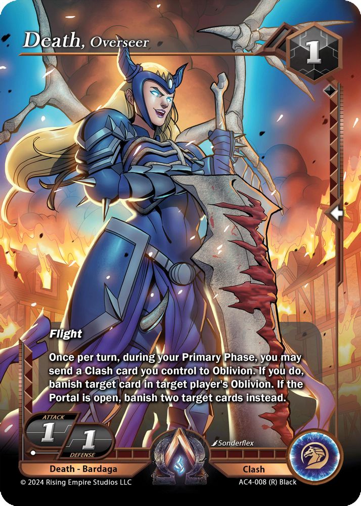 Death, Overseer, Standard, front
