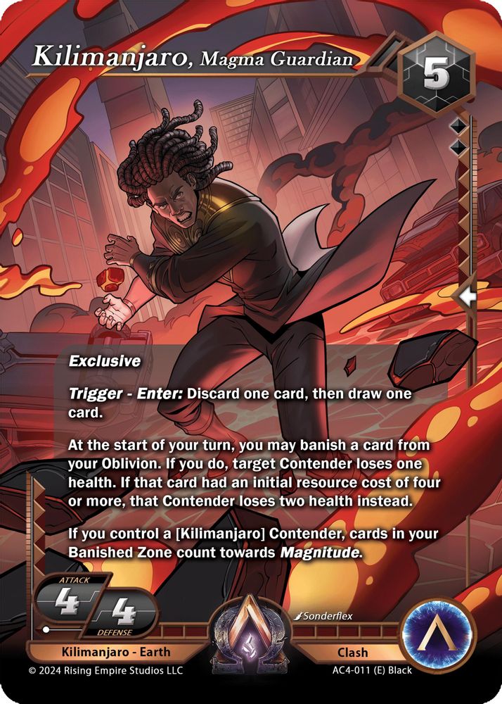 Kilimanjaro, Magma Guardian, Standard, front