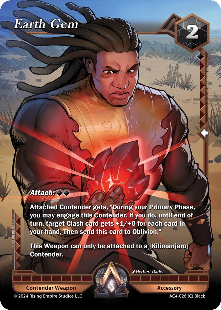 Earth Gem, Standard, front