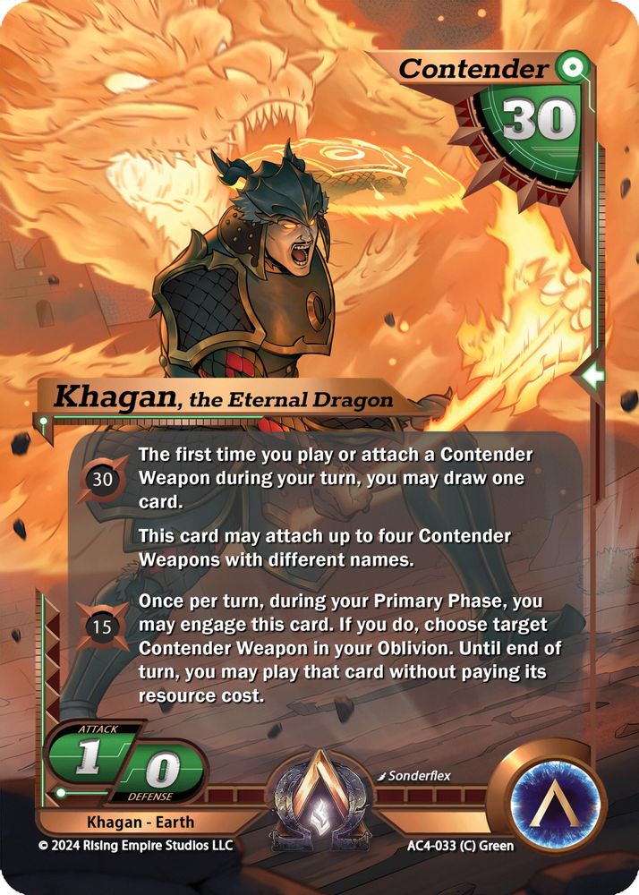 Khagan, the Eternal Dragon, Standard, front