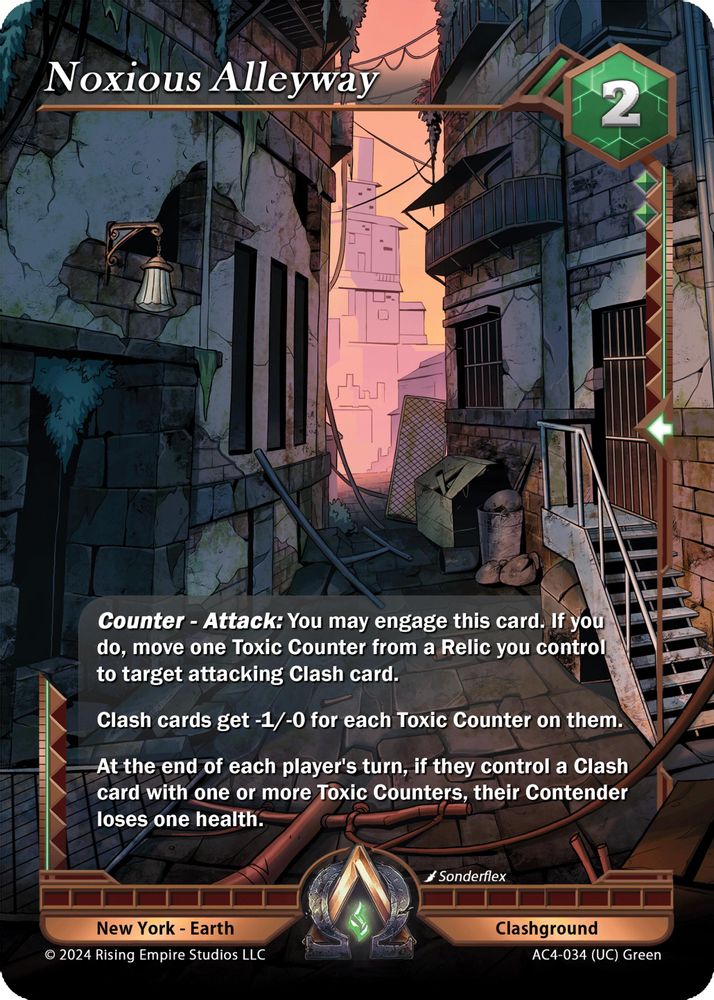 Noxious Alleyway, Standard, front