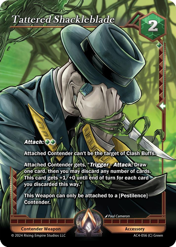 Tattered Shackleblade, Standard, front
