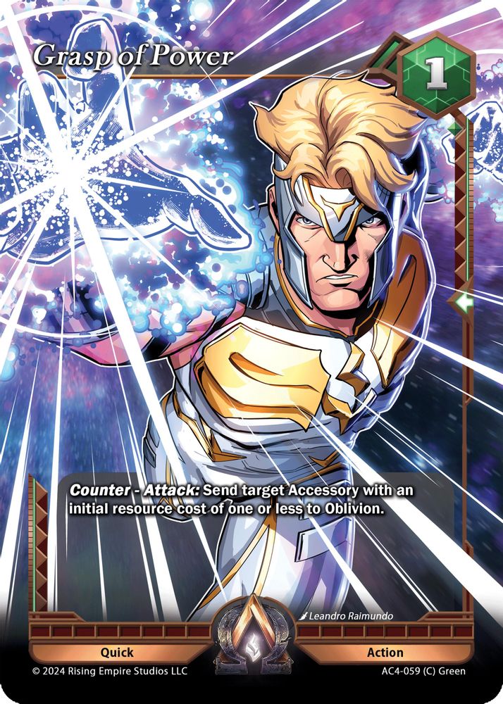 Grasp of Power, Standard, front