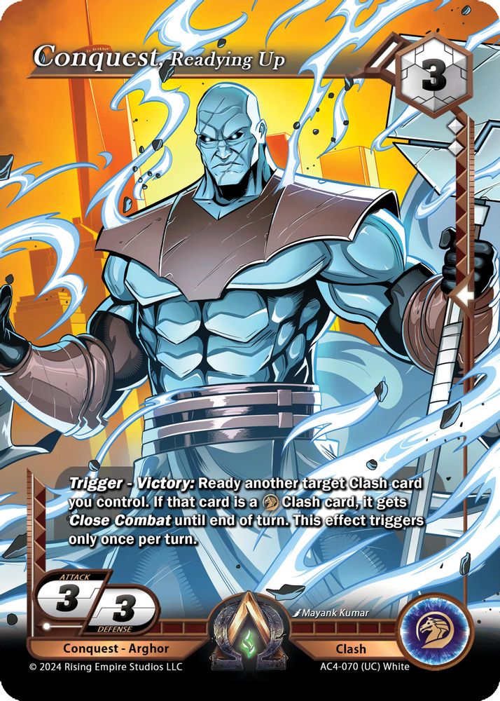 Conquest, Readying Up, Standard, front