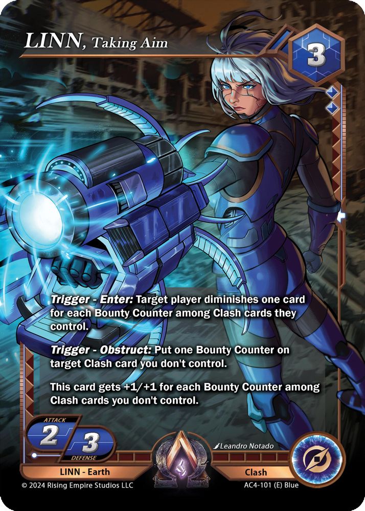 LINN, Taking Aim, Foil, front
