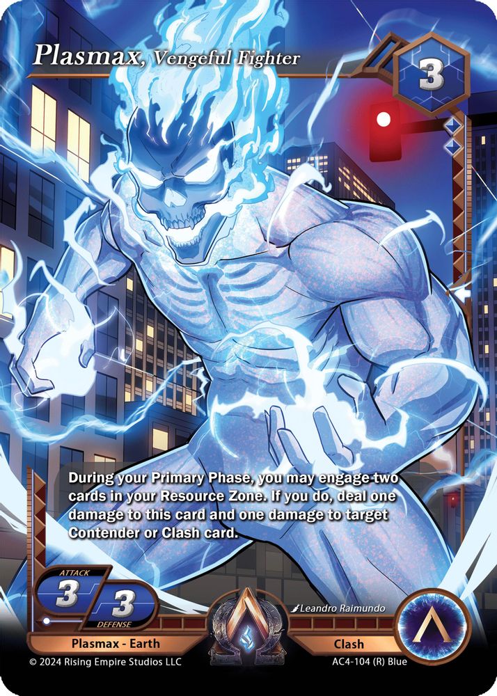 Plasmax, Vengeful Fighter, Standard, front