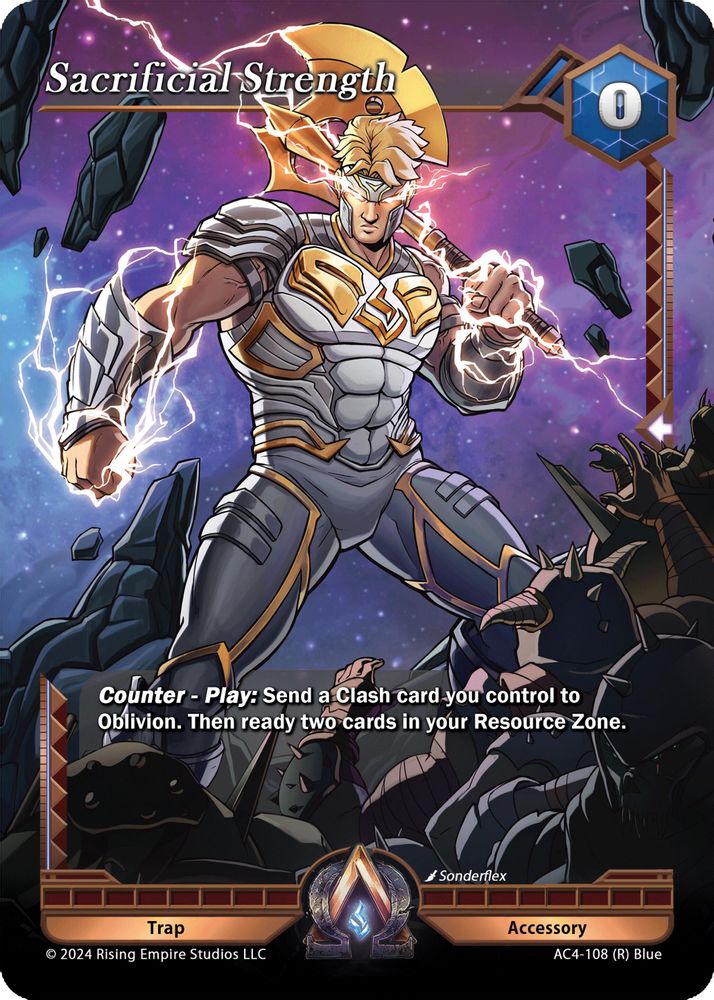 Sacrificial Strength, Foil, front
