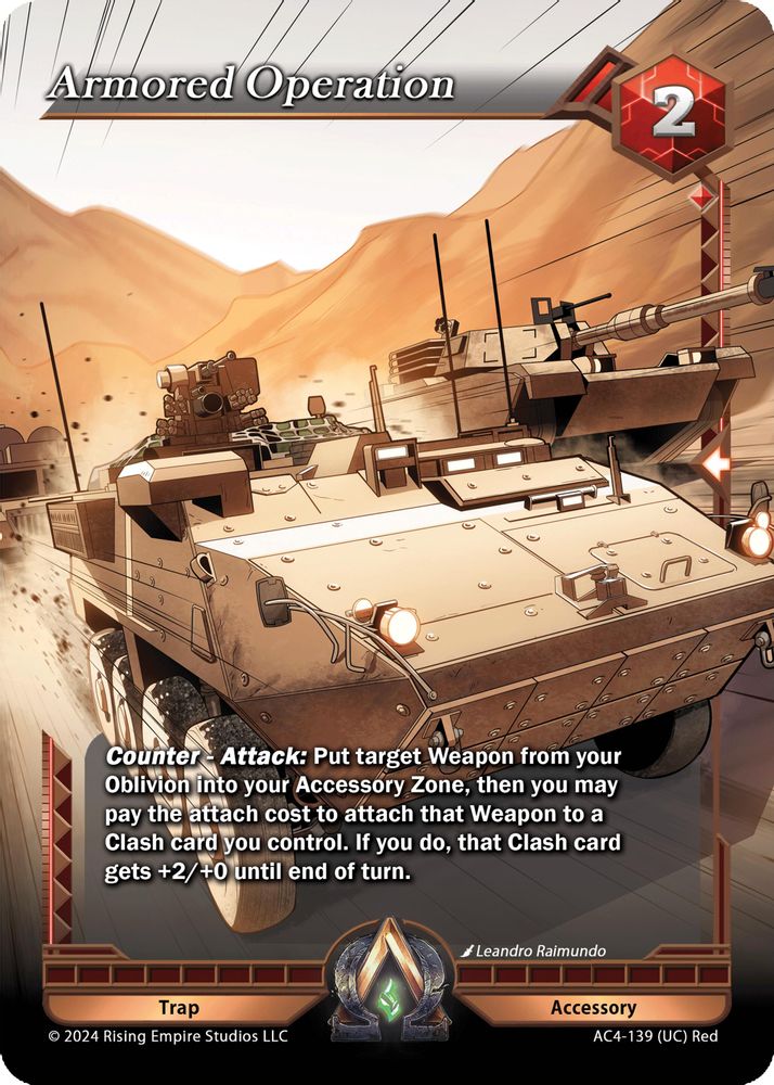 Armored Operation, Standard, front