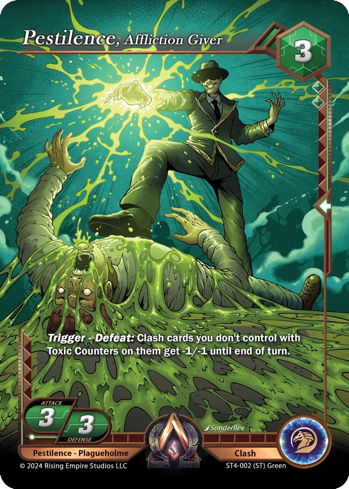 Pestilence, Afflicition Giver, Standard, front