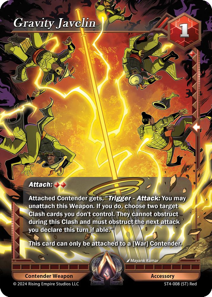 Gravity Javelin, Standard, front