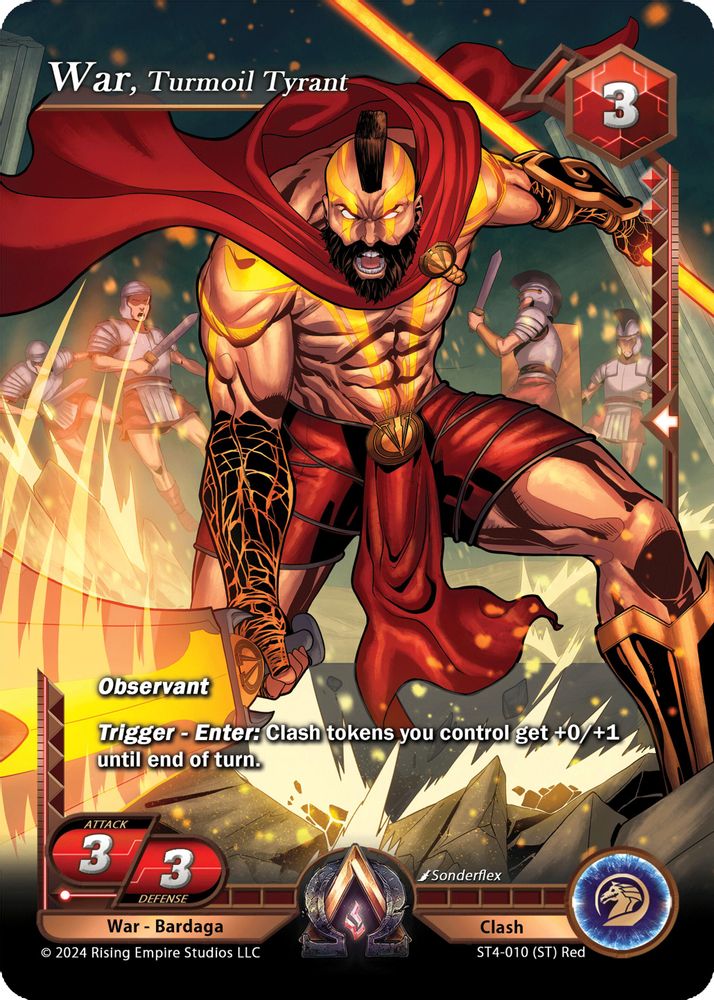War, Turmoil Tyrant, Standard, front
