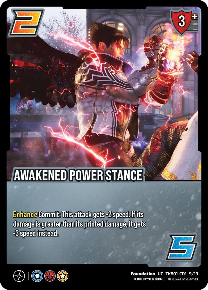 Awakened Power Stance, Standard, front
