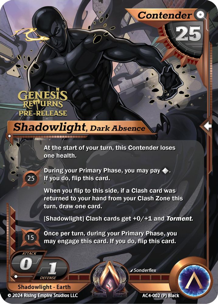 Shadowlight, Dark Absence (Pre-Release), Standard, front