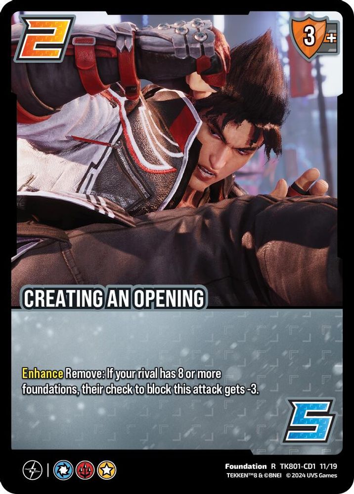 Creating An Opening, Standard, front