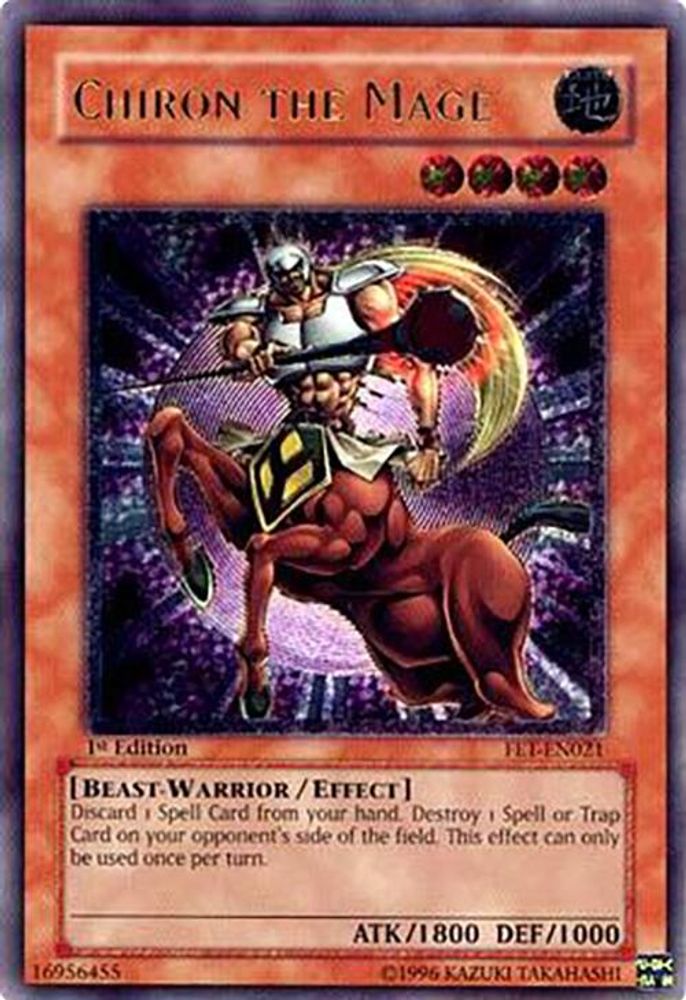 Chiron the Mage (UTR), 1st-edition, front