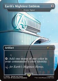 Earth's Mightiest Emblem - Arcane Signet (Rainbow Foil), Secret Lair Drop Series