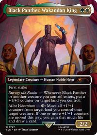 Black Panther, Wakandan King (Rainbow Foil), Secret Lair Drop Series