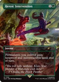 Heroic Intervention (Rainbow Foil), Secret Lair Drop Series