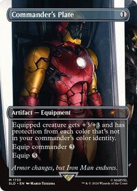 Commander's Plate (1733) (Rainbow Foil), Secret Lair Drop Series
