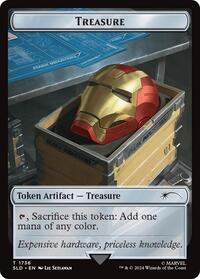 Treasure Token (1736) (Rainbow Foil), Secret Lair Drop Series
