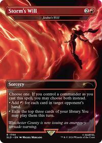 Storm's Will - Jeska's Will (Rainbow Foil), Secret Lair Drop Series