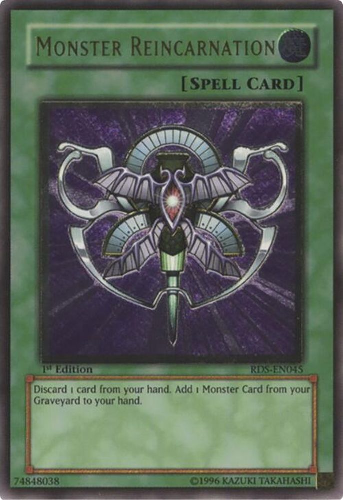 Monster Reincarnation (UTR), Standard, front