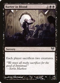 Barter in Blood, Avacyn Restored