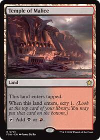 Temple of Malice, Foundations