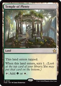 Temple of Plenty, Foundations