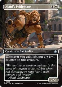 Ajani's Pridemate (Borderless), Foundations