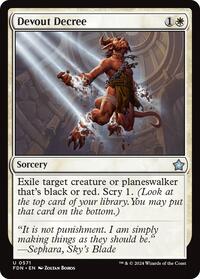 Devout Decree, Foundations