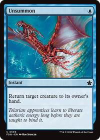 Unsummon (0599), Foundations