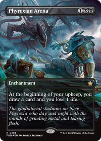 Phyrexian Arena (Borderless) (Mana Foil), Foundations