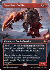 Searslicer Goblin (Borderless), Foundations