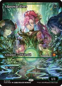 Llanowar Elves (Showcase), Foundations
