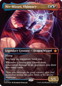 Niv-Mizzet, Visionary (Borderless) (Mana Foil), Foundations