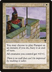 Parapet, Visions