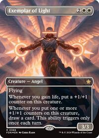 Exemplar of Light (Borderless) (Mana Foil), Foundations