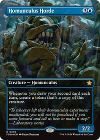 Homunculus Horde (Borderless) (Mana Foil), Foundations