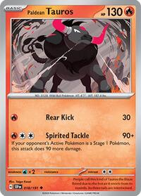 Paldean Tauros - 018/191