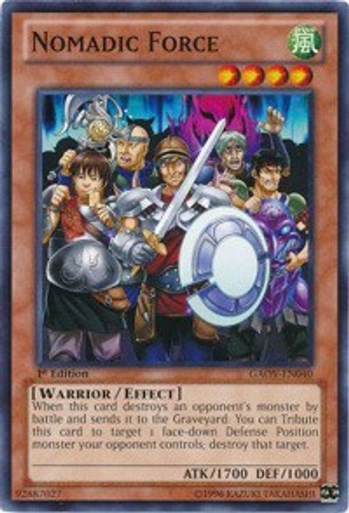 Nomadic Force, 1st-edition, front