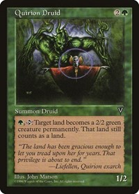 Quirion Druid, Visions