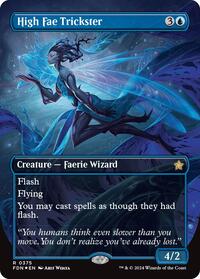 High Fae Trickster (Borderless) (Mana Foil), Foundations