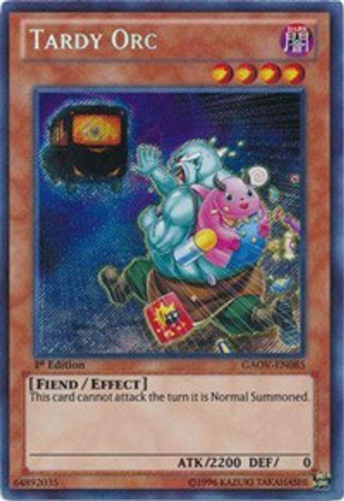Tardy Orc, 1st-edition, front